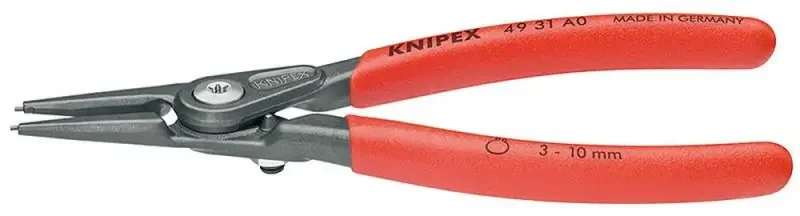 Aktuální Kleště Knipex 49 31 A0 precizní pro vnější pojistné kroužky rovné hroty (K 49 31 A0)