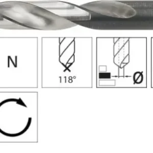 Značkový Stupňovitý vrták HSS pr. 2,5 mm s trojhrannou stopkou Format 7411650250
