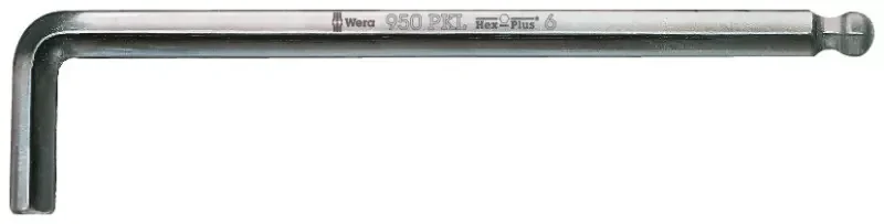 Značkový Wera 022054 Zástrčný klíč Hex-Plus 2,5 mm 950 PKL, chromováno (W05022054001)