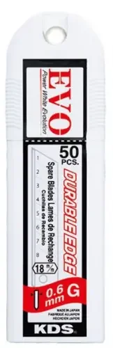 Značkový Odlamovací čepele BGS45GB50EVO 0,60/18 mm, 7 segmentů, 50 ks (BGS45GB50EVO)