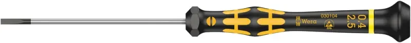 Značkový Wera 030104 Šroubovák ESD Kraftform Micro SL 0,40 x 2,5 x 80 mm typ 1578 A (W05030104001)