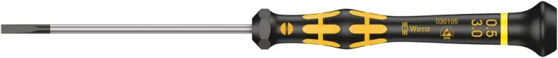 Wera 030105 Šroubovák ESD Kraftform Micro SL 0,50 x 3,0 x 80 mm typ 1578 A (W05030105001) Nejlepší Volba