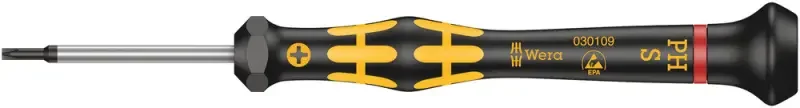 Wera 030109 Šroubovák ESD Kraftform Micro PH S #1 x 40 mm, typ 1550 (W05030109001) Nová Kolekce