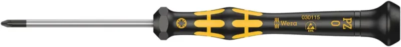 Wera 03115 Šroubovák ESD Kraftform Micro PZ 0 x 60 mm typ 1555 PZ (W05030115001) Odeslání Ihned