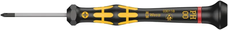 Značkový Wera 030118 Šroubovák ESD Kraftform Micro PH 00 x 40 mm typ 1550 PH (W05030118001)