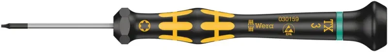 Wera 030159 Šroubovák ESD Kraftform Micro TX 3 x 40 typ 1567 TORX® (W05030159001) Nízká Cena