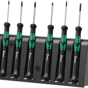 Wera 030181 Šroubováky na elektroniku Kraftform Micro 2050/6 (Sada 6 dílů + stojánek) (W05030181001) Originální