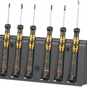 Wera 030182 Nářadí na opravu chytrých telefonů 1 Kraftform Micro 6 ESD (Sada 6 dílů) (W05030182001) Omezená Nabídka