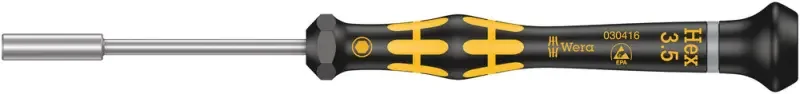 Wera 030416 Maticový nástrčný šroubovák ESD Kraftform Micro šestihran 3,5 x 60 mm typ 1569 (W05030416001) Víkendová Akce