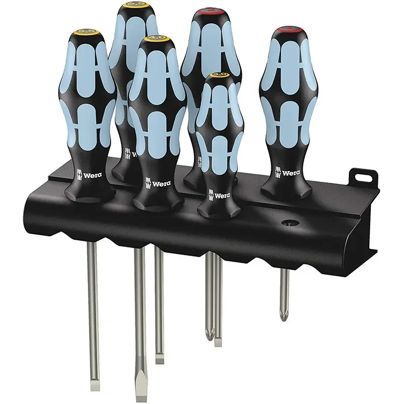 Wera 032060 Sada šroubováků Kraftform Plus 3334/6, nerezová ocel, profil Lasertip (6 dílů + stojánek) (W05032060001) Hit Sezóny