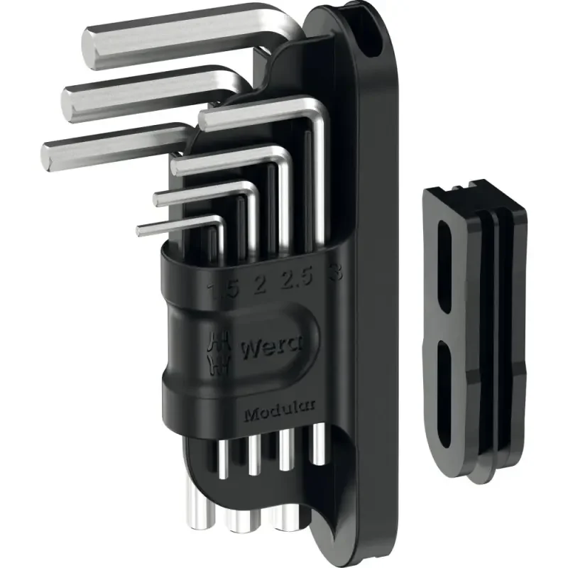 Wera 049003 Zástrčné klíče šestihran 1,5 ÷ 6 mm Tool-Check Modular Hex-Plus 1 (Sada 7 dílů) (W05049003001) Super Cena