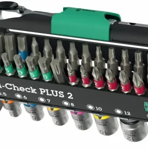 Wera 049056 Šroubovací bity, hlavice a ráčna Zyklop 1/4" Tool-Check PLUS 2 (Sada 39 dílů) (W05049056001) Dokud Zásoby Vydrží