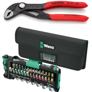 Wera 049070 Šroubovací bity, hlavice, ráčna a kleště Cobra Tool-Check Combi 1 (Sada 40 dílů) (W05049070001) Vrácení Zdarma