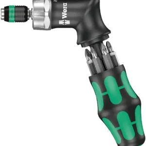 Wera 051030 Pistolový ráčnový šroubovák Kraftform Kompakt Pistol RA (Sada 7 dílů) (W05051030001) Originální