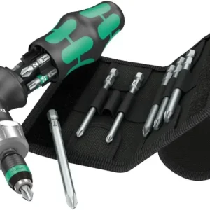 Wera 051031 Pistolový ráčnový šroubovák Kraftform Kompakt Pistol RA 4 (Sada 13 dílů) (W05051031001) Kup Teď