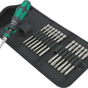 Wera 051061 ráčnový držák bitů Kraftform Kompakt 838 RA-R M Set 1 včetně bitů (Sada 15 dílů) (W05051061001) Hit Sezóny
