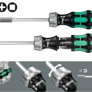 Wera 051510 Držák bitů Kraftform Kompakt 27 Set 1 včetně bitů v rukojeti (Sada 7 dílů) (W05051510001) Top Prodej