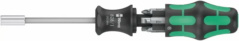 Wera 051512 Držák bitů Kraftform Kompakt 27 Imperial Set 1 včetně bitů v rukojeti (Sada 7 dílů) (W05051512001) Speciální Cena