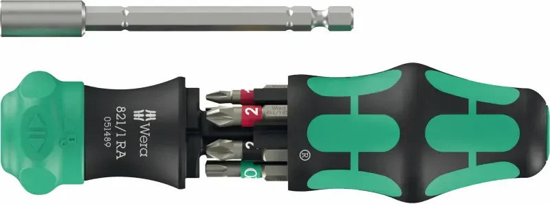 Wera 051519 Ráčnový držák bitů Kraftform Kompakt 28 RA 1 včetně bitů (Sada 6 dílů) (W05051519001) Značkový