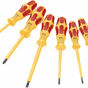 Wera 051575 Elektrikářské šroubováky Kraftform 1060 i/1062 i/6 VDE (Sada 6 dílů) (W05051575001) Hit Sezóny