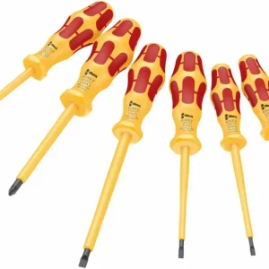 Wera 051576 Elektrikářské šroubováky Kraftform 1060 i/1065 i/6 VDE (Sada 6 dílů) (W05051576001) Pouze Dnes