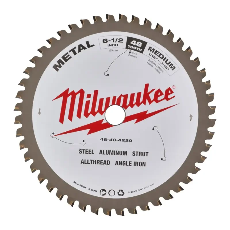 Akční Cena Pilový kotouč Milwaukee CSB P M 165 x 15,87 x 1,6 mm (48 zubů) na kov 48404220 (MI48404220)