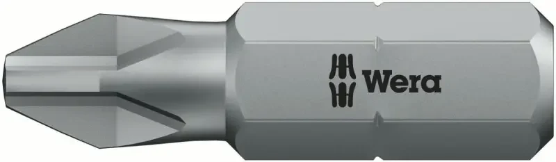 Wera 056500 Šroubovací bit 1/4" Hex PH 0 x 25 mm, typ 851/1 Z PH na křížové šrouby Phillips (W05056500001) Super Cena