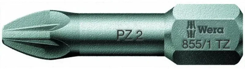 Wera 056815 Šroubovací bit 1/4" Hex PZ 2 x 25 mm, typ 855/1 TZ pro křížové šrouby Pozidriv (W05056815001) Vrácení Zdarma