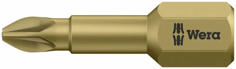 Wera 056910 Bit PZ 1 - 855/1 TH. Šroubovací bit 1/4 Hex, 25 mm pro křížové šrouby Pozidriv (W05056910001) Must-Have