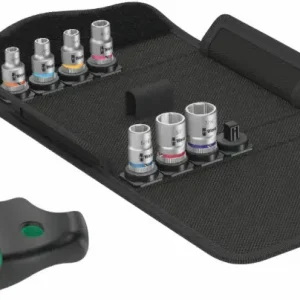 Wera 057474 Nástrčné hlavice 1/4" 3/16 ÷ 1/2" s T-rukojetí Kraftform Kompakt 400 RA Imperial Set 2 (Palcová sada 9 dílů) (W05057474001) Cenový Hit