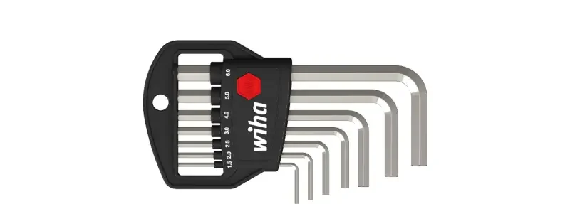 Značkový Zástrčné šestihranné klíče 1,5 ÷ 6 mm Wiha 01172352 H7 v držáku Classic (7 dílů) (WIHA01172)