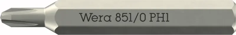 Wera 058122 Šroubovací bit 851/0 Micro PH 1 na šrouby s křížovou drážkou (W05058122001) Nakupujte Hned