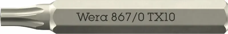 Wera 058133 Šroubovací bit 867/0 Micro TX 10 na šrouby TORX (W05058133001) Finální Výprodej