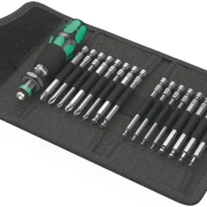 Wera 059294 Držák 1/4" a výměnné čepele Kraftform Kompakt 60 KK (Sada 17 dílů) (W05059294001) Levný