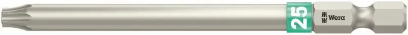 Wera 059571 Šroubovací bit 1/4" TX 25 867/4 Z Torx® BO Take it easy s otvorem (W05059571001) Doprava Zdarma