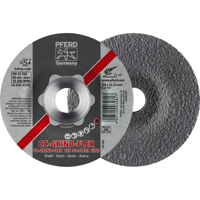 Akční Cena Brusný kotouč Pferd CC-GRIND-FLEX 115 SG-STEEL FINE (PF4007220032800)