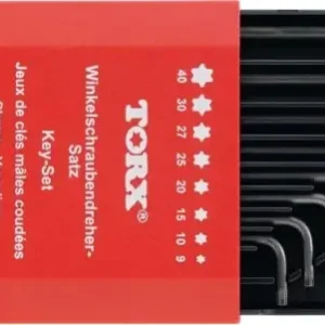Zástrčné šestihranné klíče (inbus) v krabici, T9-T40x mm FORMAT Akční Cena
