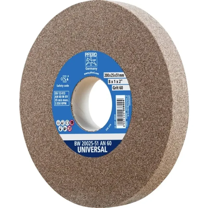 Akční Nabídka Univerzální brusný kotouč 200 x 25 mm Pferd BW 20025-51 AN 60 UNIVERSAL (PF4007220038024)