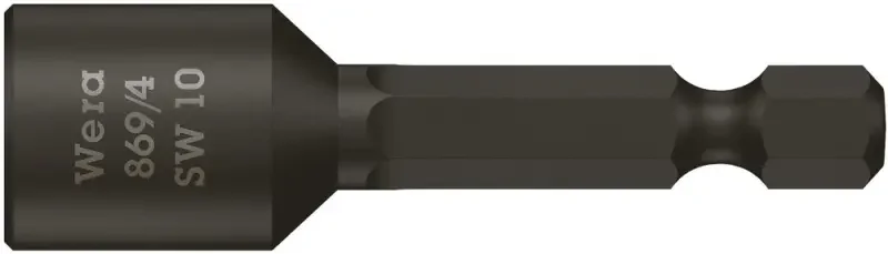 Wera 060404 Nástrčná hlavice 1/4" šestihran 9 x 50 mm typ 869/4 (W05060404001) Omezená Nabídka