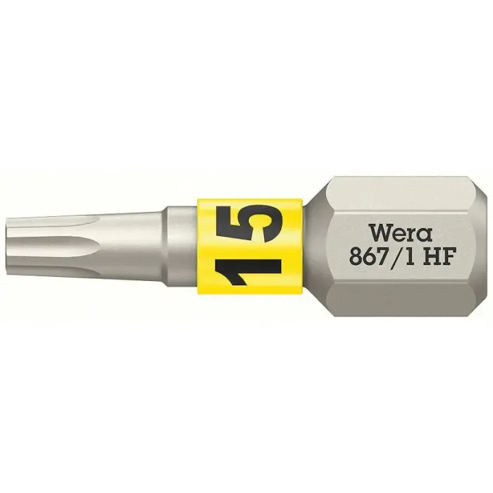 Wera 066141 Šroubovací bit 1/4" TX 15 867/1 Torx® HF s přidržovací funkcí (W05066141001) Doprava Zdarma
