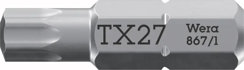 Wera 066489 Šroubovací bit 1/4" TX 27 x 25 mm typ 867/1 TORX® (W05066489001) Kup Teď
