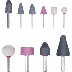 Akce EXTOL CRAFT brusky rotační, sada 10ks, stopka 3 a 6mm 1822