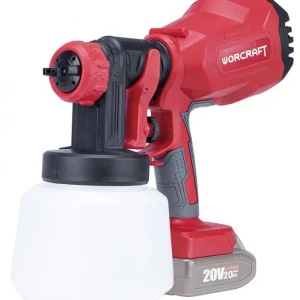 WORCRAFT Aku stříkací pistole 1000ml, CSG-S20LiA, 20V Li-Ion (bez baterie a nabíječky) Víkendová Akce