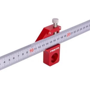 FESTA Měřítko nerez 300mm s magnetickým posuvným dorazem s úhly 90°/45° Finální Výprodej