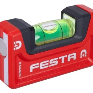 Značkový FESTA ALU vodováha MINI magnetická, d 65mm, v 35mm, š 16mm