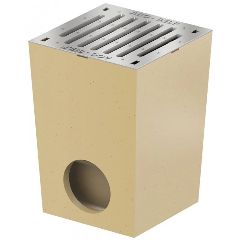 ACO Self dvorní vpust 25 x 25 x 35 cm s pozinkovaným roštem 01581 Nejlepší Volba