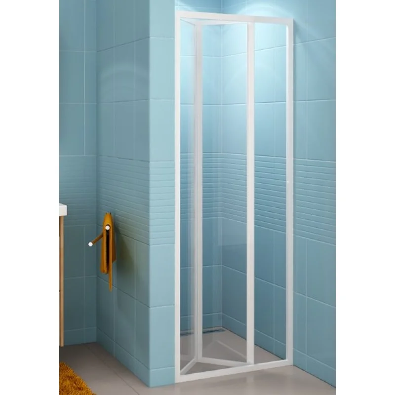 Zlevněný RAVAK SUPERNOVA SDZ2-70 sprchové dveře zalamovací, white+pearl 01V1010011
