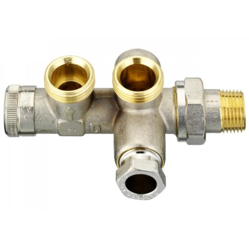 Akční Nabídka Danfoss RA-KE jednotrubka spojkové těleso, boční přípoj 1/2" 013G3368