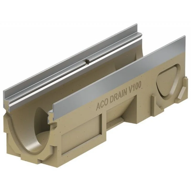 ACO Multiline Odvodňovací žlab V100S, 500 mm, hrana z pozink. oceli 12332 Poslední Šance