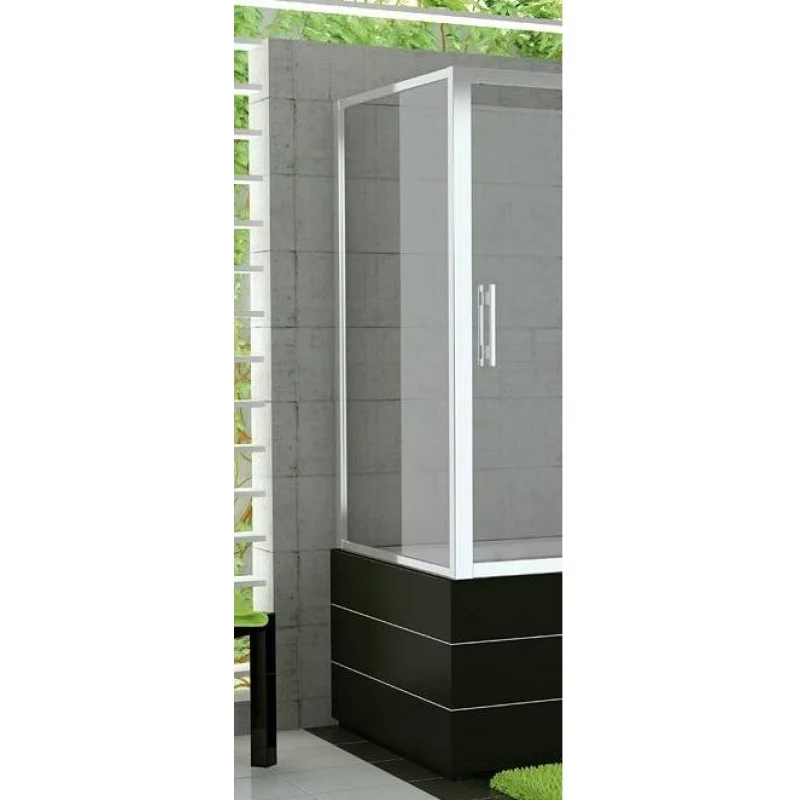 Značkový RONAL TOPV TOP-Line boční stěna vanová 70cm, matný elox/Durlux TOPV07000122